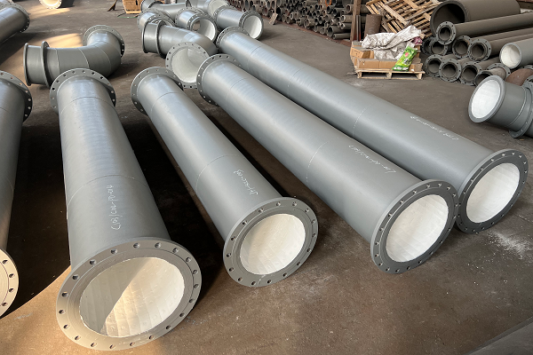 dn280矿浆输送耐磨管道 dn280矿浆输送耐磨管道