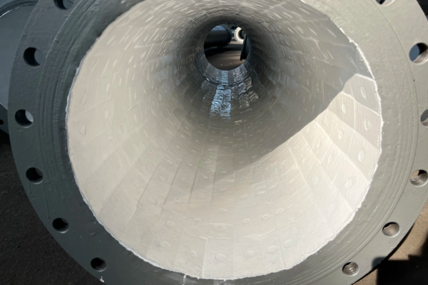 内衬氧化铝陶瓷的不锈钢管 内衬氧化铝陶瓷的不锈钢管