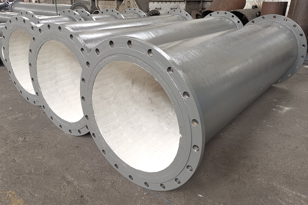 大口径陶瓷贴片耐磨直管 大口径陶瓷贴片耐磨直管