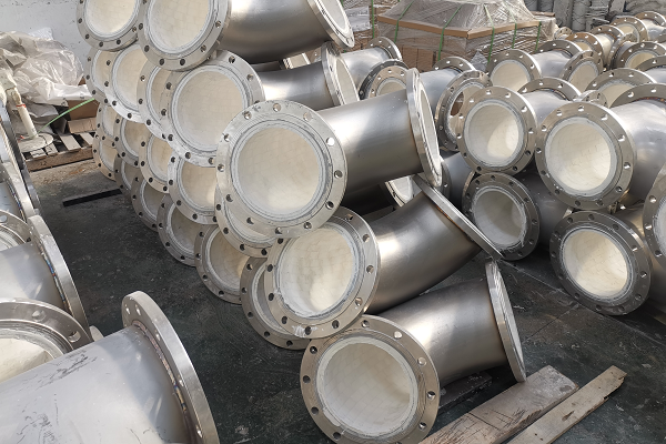 不锈钢内衬陶瓷短管 不锈钢内衬陶瓷短管