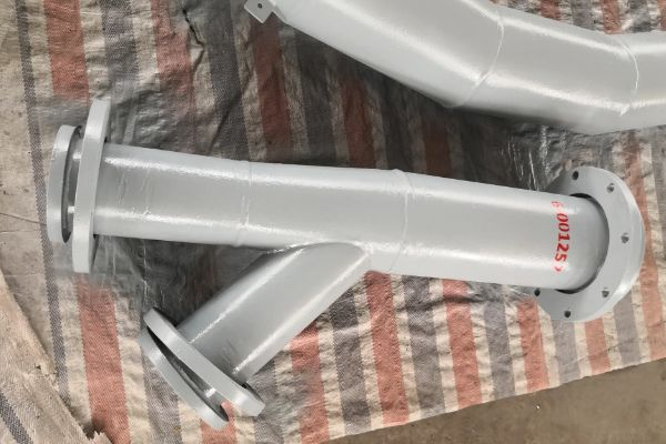 询价内衬自蔓延刚玉陶瓷Y型三通 询价内衬自蔓延刚玉陶瓷Y型三通