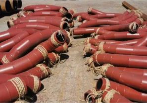 耐磨陶瓷弯头陶瓷层多厚-按需定制[江河]