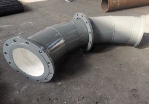 互压自锁焊接式耐磨陶瓷弯头90°的作用 互压自锁焊接式耐磨陶瓷弯头90°的作用